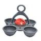 thumbnail image 2 of Temporizador de huevos hervido para huevos huevos suaves y duros, dispositivo de cocina, para cocinar fácilmente, sostenga 4 huevos cambia de colores Gris rojo, 2 of 8