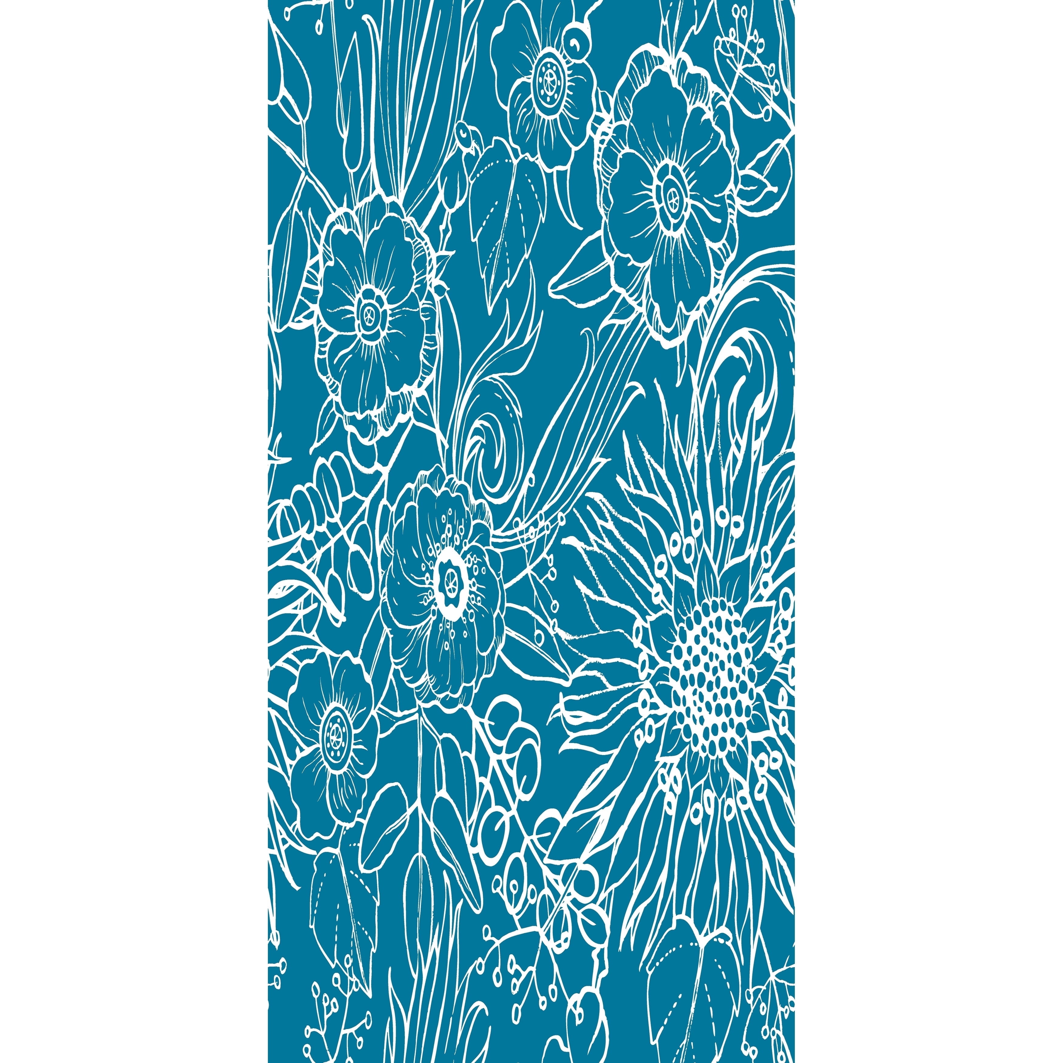 Simply Daisy, 28 x 58 Inch, Zentangle 4, Floral Print Bath Towel, Red Orange