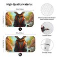 thumbnail image 3 of Fuzoiu Riverside Meditating Cat Print Car Windshield Sun Shade,Block Uv Rays Sunshade,Foldable Front Window Sun Visor Protector for Car,SUV,Truck-Keep Vehicle Cool-Riverside Meditating Cat, 3 of 8