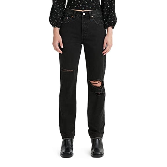 LEVI'S WOMEN'S 501 ORIGINAL FIT JEANS - SIZE: WOMEN 32X30 - BLACK