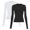 Multicolor #5, variant on VJGBEGW 2 Pack Women Long Sleeve Crew Neck Shirts Basic Tops Slim Fit Ruch Side Tees Going Out Layering Thirts White L