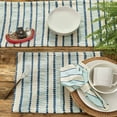 thumbnail image 2 of Park Designs Dockside Stripe Blue Table Runner 13" x 54", 2 of 5