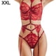 thumbnail image 1 of Conjunto de lencería de encaje sexy para mujer Liguero Sujetador Panty Bralette Ropa interior, Rojo, XXL sidaley XX000166-14, 1 of 7
