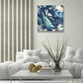 thumbnail image 5 of Epic Art 'Indigold XXIV' by Lisa Audit, Acrylic Glass Wall Art, 24"x24", 5 of 5