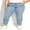 Light Wash, variant on Avenue Women's Plus Size Girlfriend Fit Stretch Jeans Average