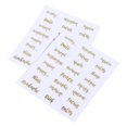 thumbnail image 2 of 5 Sheets Essential Oil Bottle Labels Letters Tag Stickers Creative Oil Bottle Decals Self-adhesive Pasters, 2 of 9