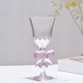 thumbnail image 5 of Compact Champagne Flute SomWiBe French Crystal Bow Wine Glass for Wedding Toast, Engagement, Bridal Shower, 6 Fl Oz, 5 of 5