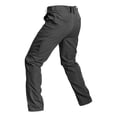 thumbnail image 4 of Eltusu Men's Cargo Pants, Straight Legs Elastic Waist Casual Athletic Pants with Multi Pockets Black Size L, 4 of 6