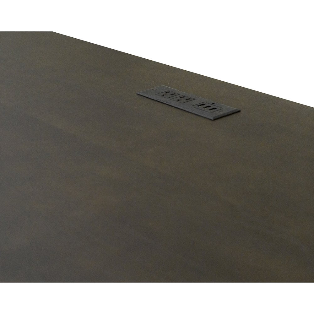 Martin Furniture 60"W Wood Electronic Sit Stand Desk Office in Dark Brown