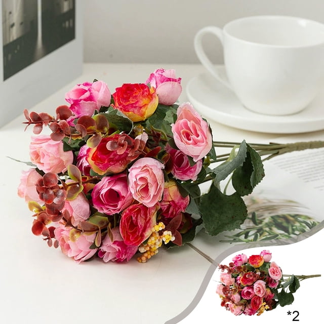 Rapeiae Many Artificial flowers Bouquets for Home Weddings Multi-purpose Decorative Flowers Available In lots of colors