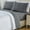 Gray, variant on Skylinewears Bed Sheets Set Deep Pocket 4-Piece Set Plain 4 PC Brushed Microfiber Bedding Sheet Set White Queen