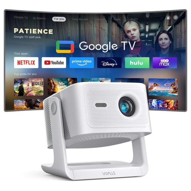 Proyector Inteligente VOPLLS 4K Google TV WiFi Bluetooth 5.2