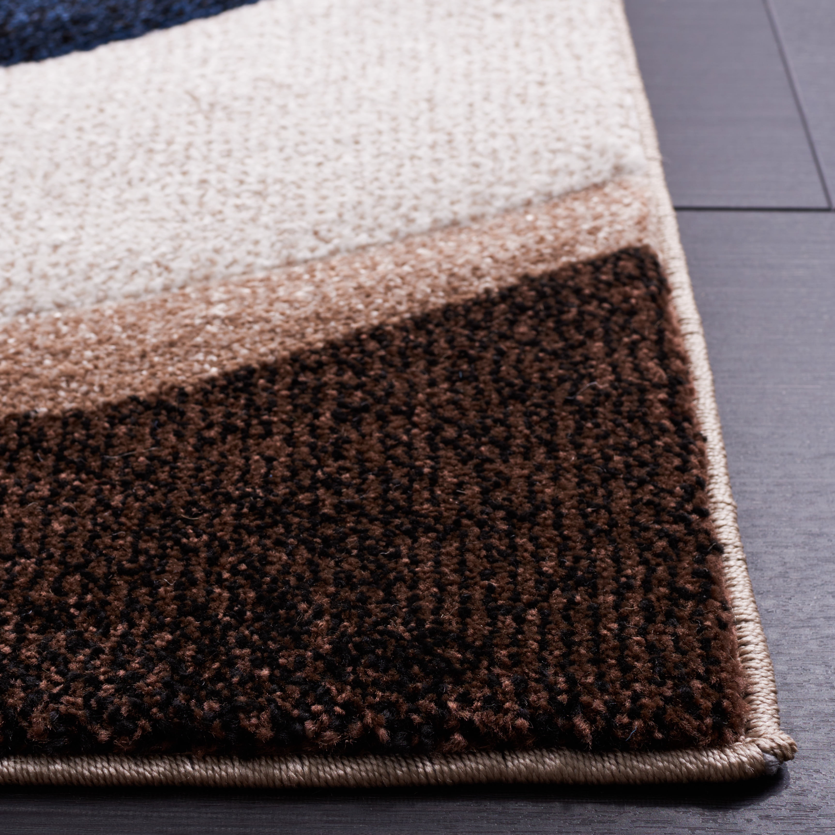 Safavieh Hollywood Dalton Abstract Area Rug, Beige/Blue, 5'3" x 5'3" Square