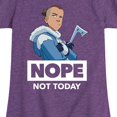 thumbnail image 3 of Avatar - The Last Airbender - Sokka Nope - Youth Girls Short Sleeve Graphic T-Shirt, 3 of 5