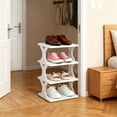 thumbnail image 5 of Thickened and Widened Corner Shoe Rack, Small Removable Storage Cabinet, Easy to Install and Washable Shoe Organizer, 5 of 6