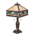 thumbnail image 4 of Meyda 176708 26 in. Camel Mission Table Lamp - Craftsman Brown, 4 of 5