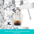 thumbnail image 3 of CASABREWS CM5418 Espresso Machine, 20-Bar Coffee Maker with PID Temperature Control, Pressure Gauge, Pre-Infusion, Steam Wand & Stainless Steel Design, Celadon, 3 of 10