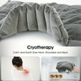 thumbnail image 3 of PEACNNG Microwave Heated Neck Wrap  Heating Pad for Neck with Microwave  Shoulders & Back Pain Relief with Herbal Aromatherapy with Moist Heat  Hot & Cold Compress Grey, 3 of 6