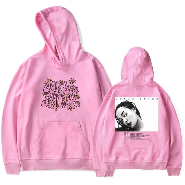 Jorja Smith Falling or Flying 2025 Tour Merch Chandail à Capuchon Manches Longues Unisexe Rétro Mode hip-hop top,03,TP