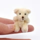 thumbnail image 3 of Miniatura articulada de oso/conejo de peluche de 5 cm, accesorios para casa de muñecas a escala 1/12., 3 of 8