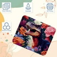 thumbnail image 3 of Dinosaur Printed Square Desk Mat Mousepad, 8.3x9.8 Inch, Non-Slip Rubber Bottom, Suitable for Office and Gaming, 3 of 6