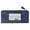 Blue, variant on Leather Thin Vertical Stacker Card Case Wallet with ID Window Blue
