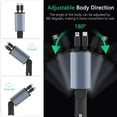thumbnail image 4 of MesaSe Retractable Car Charger  4 in 1 Fast Car Phone Charger 65W  Retractable Cables and USB Car Charger Compatible with  15/14/13/12/11 Galaxy Pixel, 4 of 8