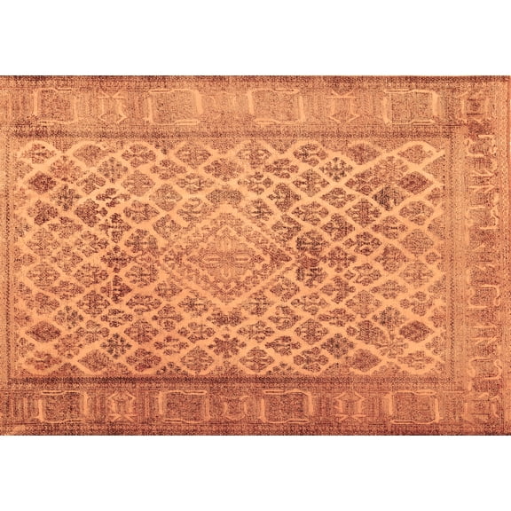 Ahgly Company Indoor Rectangle Persian Brown Bohemian Area Rugs, 5' x 7'