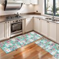thumbnail image 3 of Kitchen Rugs Sets Of 2,Bichon Dog Blue Florals Anti Fatigue Kitchen Mat Rugs Non Slip Washable,Decorative Kitchen Floor Mats for Kitchen,Sink,Laundry,17"X47", 3 of 5