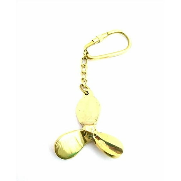 Brass Ships Propeller Keychain
