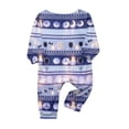 thumbnail image 4 of Matching Halloween Pajamas Set for Whole Family, Breathable Long Sleeve Halloween Family Pajamas with Moon Ghost Pattern, Cozy Family Halloween Pajama Set Sleepwear, 4 of 4