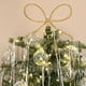 thumbnail image 5 of Adorno para La Punta Del Árbol de Navidad con Lazo Grande de Metal, Diamantes de Imitación, Plateado Brillante y Dorado, Base de Resorte de Hierro Resistente de 25 Cm | Adorno para La Punta Del Árbol, 5 of 6