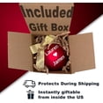 thumbnail image 3 of Custom Christmas Ornaments with Bow, 2.5 inch Glass, Gift Box, Customized Text (Pink) Pink Pink Pink, 3 of 5