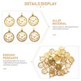 thumbnail image 4 of MLINS 60 Pcs Clock Shape Pendant Jewelry Pendants DIY Necklace Bracelet Key Chain Pendants, 4 of 6