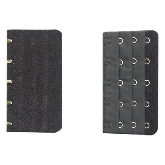 5 Pairs Women's Bra Extenders,3 Rows 5 Hooks Elastic Comfortable Stretchy Bra Extension Strap