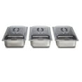 thumbnail image 5 of Proctor Silex Triple Buffet Server & Warming Tray with 3 Stainless Steel Basins, 2.5 Qt Each, 300W, 34300RG, 5 of 5