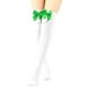 thumbnail image 1 of Calcetines largos hasta la rodilla para mujer, lisos, con lazo navideño y bola, cálidos, para mujer, 1 of 4