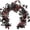 Black Red, variant on 5.9FT Terracotta Artificial Flower Garland Rose Eucalyptus Leaves Fall Floral Garland Burnt Orange Arch Flowers Vine for Wedding Party Backdrop Decor Mantel Table Centerpieces Decorations