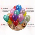 thumbnail image 2 of Juego de Globos de Látex Yuarrent 100 piezas color perla, 2 of 6