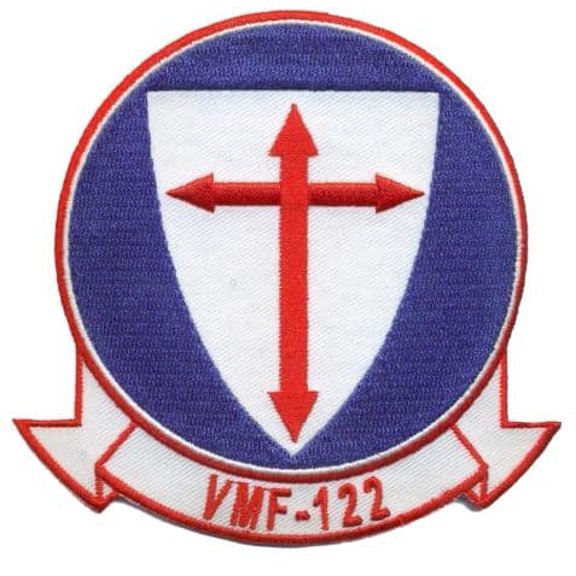 VMF-122 Crusaders Patch Sew On
