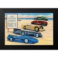 thumbnail image 2 of Retrotravel 14x11 Black Modern Framed Museum Art Print Titled - Famous Speed Racers on the Measured Mile, 2 of 5