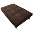 thumbnail image 4 of Sofa Cama Reclinable El Bazar Store Milo Terciopelo Chocolate , Futon 3 posiciones, Sala, 4 of 5