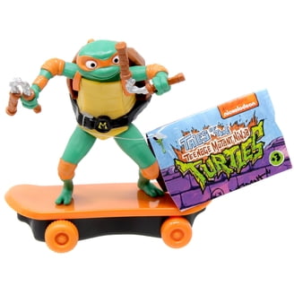 跳ね馬太郎　904545 TMNT Rad Rip Racer Leonardo, Yellow - Collectible Racing Toy with