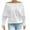 White, variant on Chiccall Women's Off Shoulder Sweatshirts Casual Loose Fit Sweatshirts Oversized Pullover Tops with Drawstring