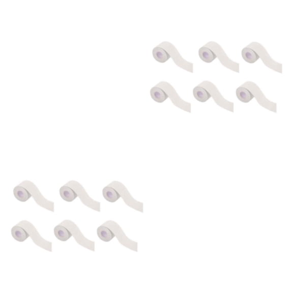 Greeniant Cinta de recuperación fácil a atlética de 6 rollos para una protección eficaz Parche muscular de protección de tobillos blanco 3.8 cm * 5m 2Conjunto