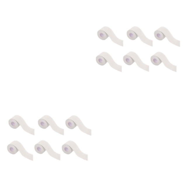 Greeniant Cinta de recuperación fácil a atlética de 6 rollos para una protección eficaz Parche muscular de protección de tobillos blanco 3.8 cm * 5m 2Conjunto