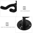thumbnail image 3 of BALAHAPY Colgador Metálico Negro Para Instrumentos Musicales Guitarra Ukulele Violín Y Erhu, 3 of 8