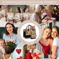 thumbnail image 5 of YOOLIFE Regalos para mujeres – Bolsa de yute con inicial y bolsa de maquillaje, regalos de cumpleaños para mujeres, su madre, esposa, maestra, amiga, 5 of 5