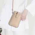 thumbnail image 1 of Bolso pequeño bandolera de hombro para teléfono móvil | Mini bolso de cuero PU con correa ajustable | Porta tarjetas y efectivo | Diseño compacto y ligero | Interior estructurado protector | Moda, 1 of 5