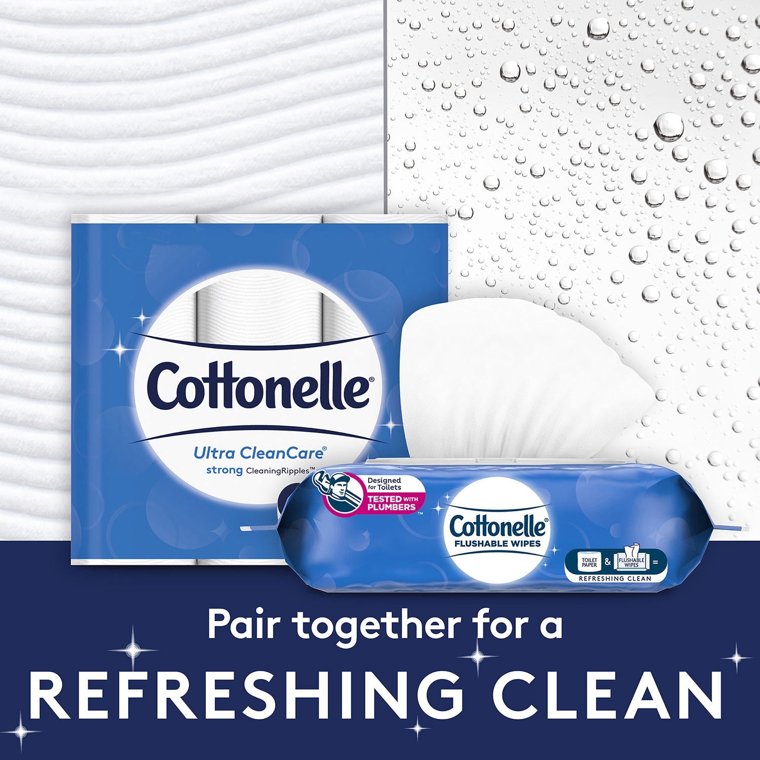 504 ct. Free Shipping!! Cottonelle Flushable Wipes